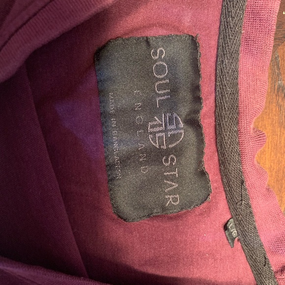 Soulstar England Men's Maroon New York City T shirt size LARGE - Picture 4 of 5